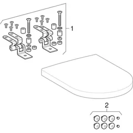 Geberit Courreges WC-Sitz Weiß