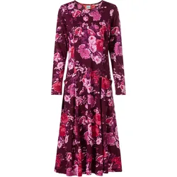 Baumwoll-Mix-Kleid, Druck beere, 36