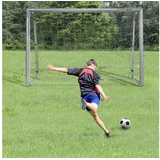 sportnow Fußballtor Grau 240 x 85 x 160 cm