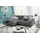 KAWOLA Ecksofa Cara Cord Recamiere links grau