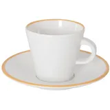 gimex Espressotasse 0,085 l Gold 2 St.