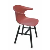 Infiniti Stuhl Loop Retro Kunststoff Rot