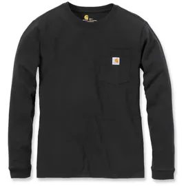 CARHARTT Loose Fit Heavyweight Longsleeve Pocket T-Shirt Schwarz XL
