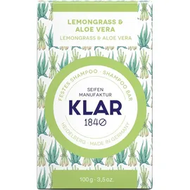 Klar Seifen Lemongrass & Aloe Vera Festes 100 g