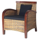 vidaXL Sessel Rattan