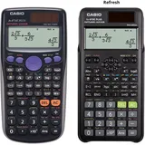 Casio FX-87DE PLUS-2 Wissenschaftlich-Technischer Schulrechner Schwarz