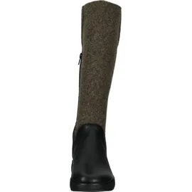 Softinos Damen Stiefel schwarz/braun - 37