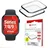 Displex Unzerbrechliches Full Cover Smartwatch Glass Apple Watch 9/8/7 (41mm)