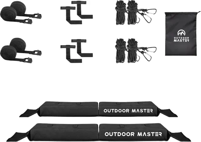 OutdoorMaster Universal Soft Dachgepäckträger Schwarz