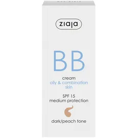 Ziaja Bb Cream Pieles Grasas y Mixtas Spf15 Tono Oscuro 50 ml