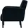 Paperflow Sessel LISBOA Stoff 71 x 83 x 55 cm Schwarz