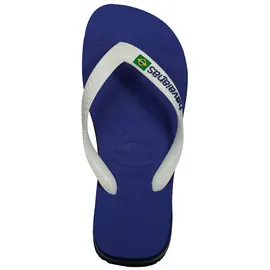havaianas Brasil Logo Blau 43