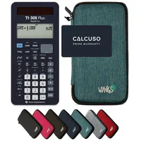 Texas Instruments TI-30X Plus MathPrint including protective case from WYNGS in turquoise - Basic Set
