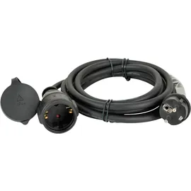 DAP AUDIO H07RN-F 3G1.5 Schuko-Verlängerungskabel Value Line 1,5 m