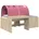Bett mit Tunnel 3 Stk Sonoma Eiche Pink