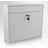 BITUXX MS-15405 Weiß inkl. Zeitungsfach