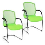 TOPSTAR Open Chair 100 2er Set Trevira grün