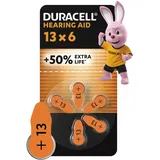Duracell Hörgerätebatterien Typ 13 (6er-Pack)