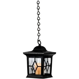 StarTrading STAR Trading LED Solar Laterne mit Kerze 3in1 Gartenleuchte flackernd Lichtsensor 50cm
