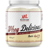 XXL Nutrition - Whey Delicious Protein Pulver - Leckerste Shake - Eiweiss Pulver, Whey Protein Isolat & Konzentrat - Hohe Qualität - 78,5% Proteingehalt - Apfelkuchen - 1000 Gramm