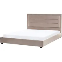 Beliani Rouen 180 x 200 cm Taupe