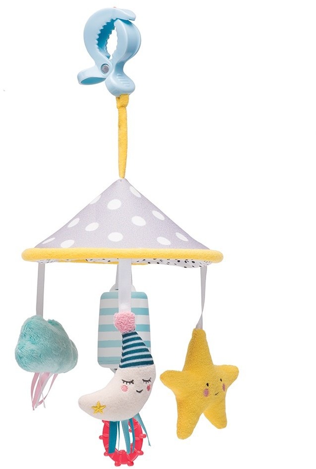 Taf Toys Mini Moon Baby Mobile für Kinderwagen und Buggy - das ideale Geschenk, 12095, mehrfarbig