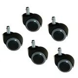 Duo Collection Stuhlrolle, (5 Stck) schwarz