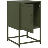 vidaXL Nachtschrank 2 Stk. 36 x 39 x 60,5 cm Olivgrün