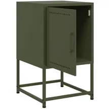vidaXL Nachtschrank 2 Stk. 36 x 39 x 60,5 cm Olivgrün