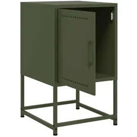 vidaXL Nachtschrank 2 Stk. 36 x 39 x 60,5 cm Olivgrün
