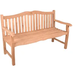 Gartenbank Holz Romang ca. 150x92x63 cm Teak