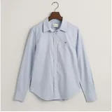 GANT Slim Fit Stretch Oxford-Bluse - Blau - 46