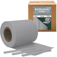 TSGPS Sichtschutzstreifen 35 m grau PVC