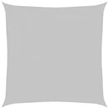 vidaXL Sonnensegel Hellgrau 2x2 m 100 % Polyester Oxford