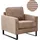 Beliani Sessel VIND Cord 72 x 71 x 70 cm Beige mit Kissen