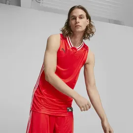 Puma Hoops Team Game Basketballtrikot Herren 04 red S