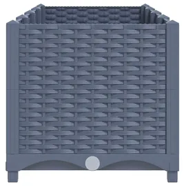 vidaXL Hochbeet 160 x 40 x 34,9 cm Grau