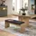 Innostyle Sitzbank INA Artisan Eiche Braun 126 x 49 x 40 cm