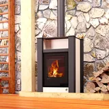 Aquaflam Vario Lend Manual Wasserführender Kaminofen Creme 11 kW (7 kW