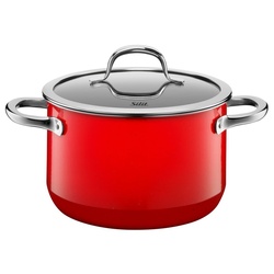 Silit Fleischtopf Passion red, Silargan®, Made in Germany rot 3,7 l - Ø 20 cm x 12,8 cm