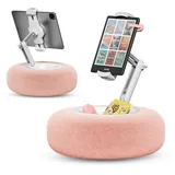 SupeDesk Kindle Halterung Kissen,Tablet Ständer,ipad Ständer,Tablet Halterung,kompatibel mit 4,7-13" Kindle/Telefon/Tablet,verstellbare Handy Halterung für Bett,Sofa, Videos shauen, weich & bequem