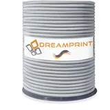 Dreamprint Expanderseil 100m 6mm Grau Gummiseil, Planenseil, Gummikordel Gummischnur