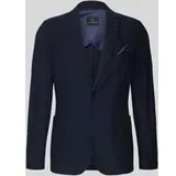 zuitable Regular Fit Anzugjacke mit Strukturmuster Modell 'Bob', Dunkelblau, 54
