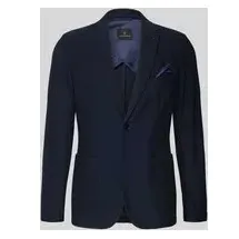 zuitable Regular Fit Anzugjacke mit Strukturmuster Modell 'Bob', Dunkelblau, 54