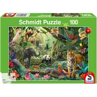 Schmidt Spiele Bunte Tierwelt im Dschungel (56485)