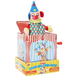 TOBAR Jack In The Box, aus Einer Schachtel Springender Clown, Assorted Colour