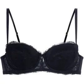DORINA Balconette-BH "Perfect Lace", Damen, Gr. 75, Cup A, schwarz, Microtouch, Obermaterial: 90% Nylon, 10% Elasthan, BHs Balconette-BH, mit Spitze