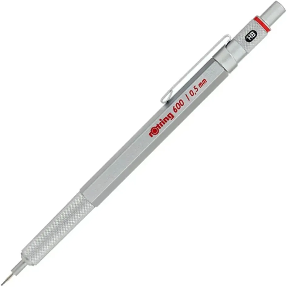 Rotring 1904445 Kugelschreiber Silber Clip-on-Einziehkugelschreiber
