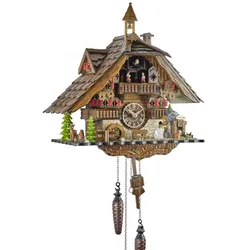 Engstler -Kuckucksuhr Quarz Musik Crystal Mine 42cm- 48120 QMT