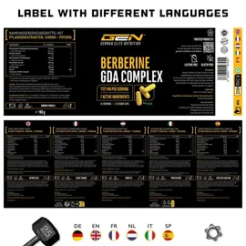 GEN GERMAN ELITE NUTRITION Berberin Komplex Kapseln 120 St.